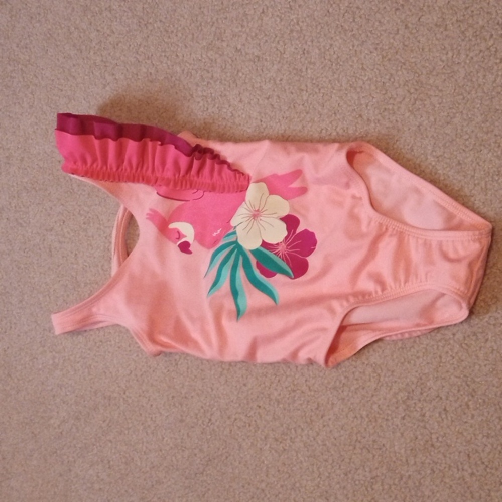 Cat and Jack girls one piece swim suit
